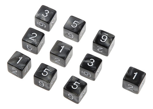Paquete De 4-8 10 Uds. Dados De Seis Caras D6 Jugando Rpg