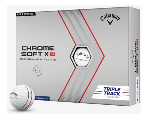Pelotas Callaway Chrome Soft X Ls T. Track | The Golfer Shop Color Blanco