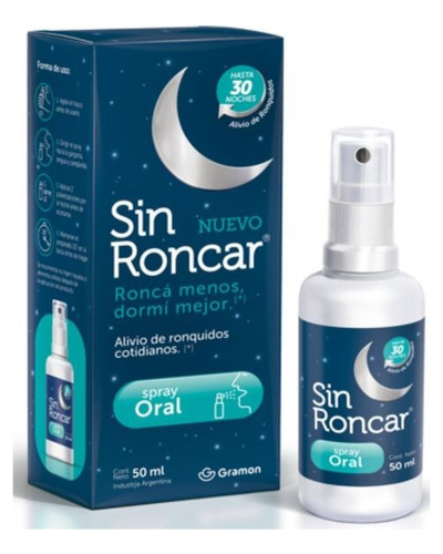 Sin Roncar Alivio De Ronquidos Cotidianos Spray Oral X 50 Ml