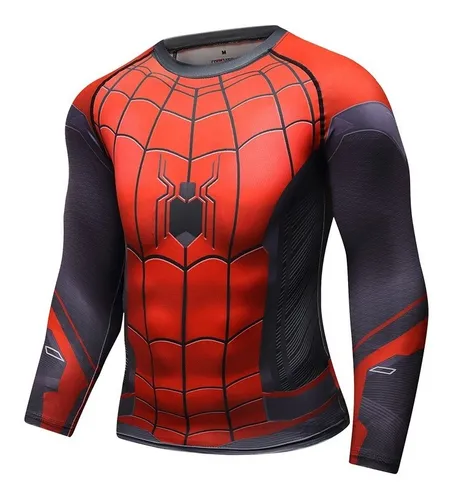Playera spiderman hombre clearance