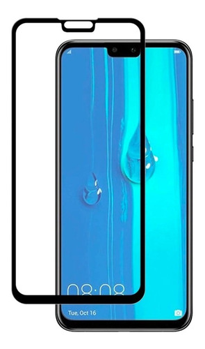 Protector Vidrio Templado Full Cover Para Huawei Y9 2019