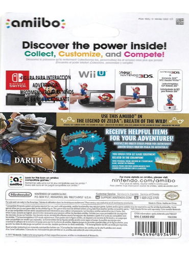 Amiibo Zelda Breath Of The Wild - Daruk Goron Champion
