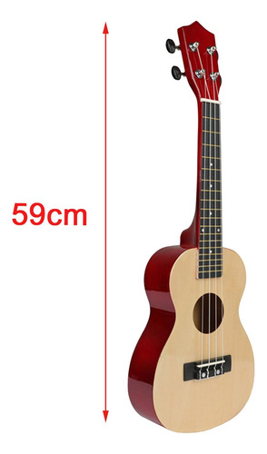 Ukelele Guitarra Juguete 4 Cuerdas Aprendizaje Preescolar
