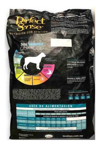 Imagen 2 de 4 de Alimento Perfect Sense para perro cachorro todos los tamaños sabor mix en bolsa de 8kg