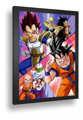 Quadro Decorativo Desenho Dragon Ball Z Goku