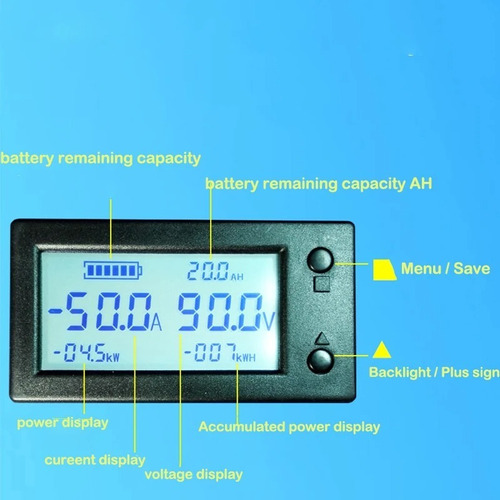 Medidor Bluetooth Voltaje Y Corriente Directa 0-300v