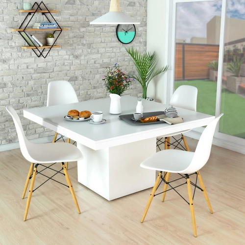 Mesa De Comedor Hogar Cocina Moderna Minimalista Sillas