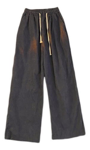 Corduroy Casual Straight All Match Design Sense Trousers