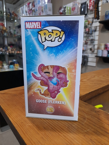 Funko Pop Goose (flerken) 445 Gitd Captain Marvel (Usado)