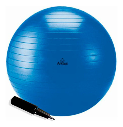  Arktus bola suíça para pilates inflável com bomba 75 cm cor azul