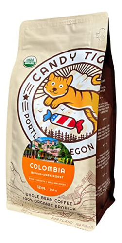 Cafe De Grano  Candy Tiger Usda Café Orgánico De Origen Únic