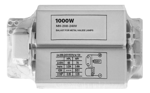 Balasto 1000w Metal Halide 208v-240v