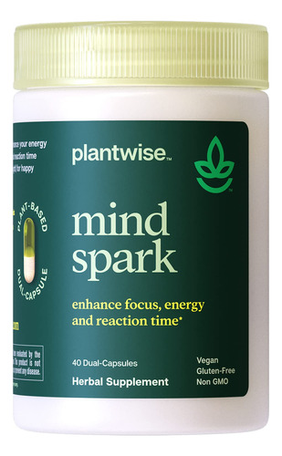 Plantwise Mind Spark Premium Nootropico Energy, Focus, Suple