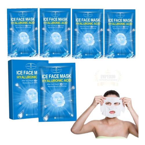 Pack 10 Mascarilla Refrescante Blanqueador Acido Hiáluronico