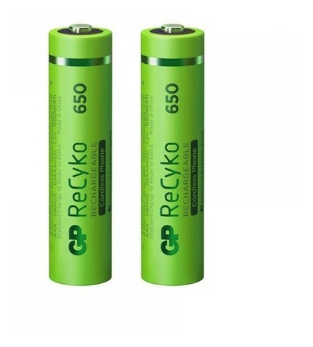 Baterias Pilas Recargables Gp Aaa 2 Unidades Originales