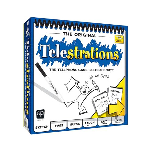 Telestrations Original 8-player | Family Board Game | A Fun
