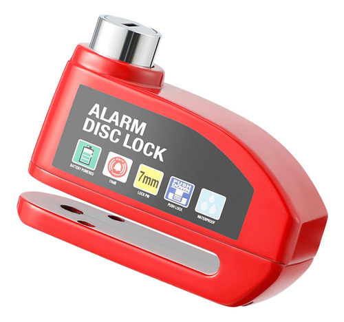 De Disco Con Alarma Genérica Con Piezas Clave Para Rojo