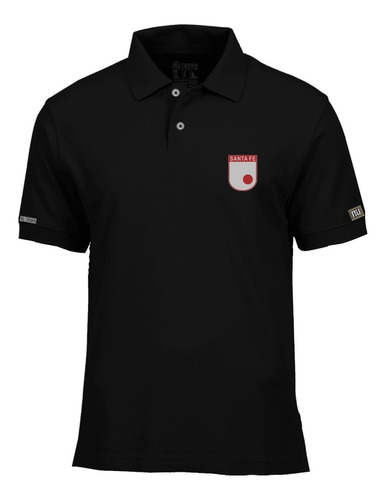 Camiseta Tipo Polo Escudo Independiente Santa Fe Futbol Php