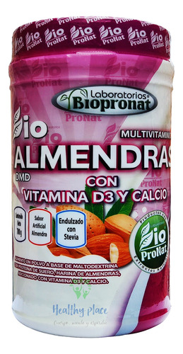 Almendra Pulverizada 700g Biopronat - Kg a $1