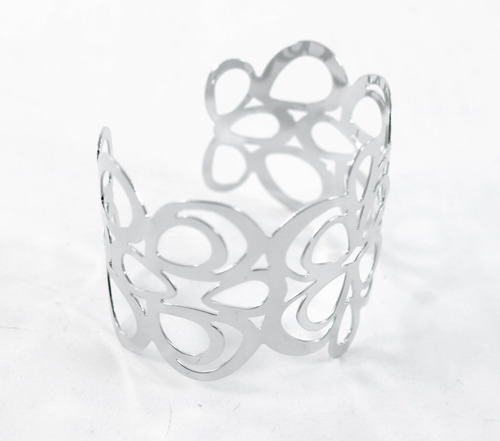 Brazalete De Metal Calado Importado-almacen De Paris