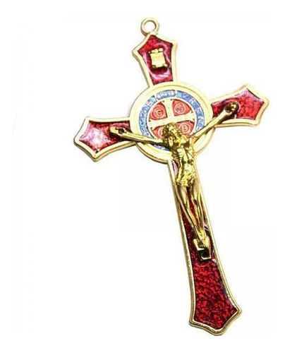 Figura De 5 Crucifijos En La Pared Sagrada Con Forma De Cruz