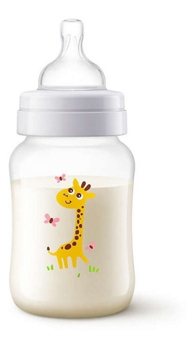 Avent Tetero Biberon Classic 9 Oz 260 Ml X1 Und 1m+ Jirafa