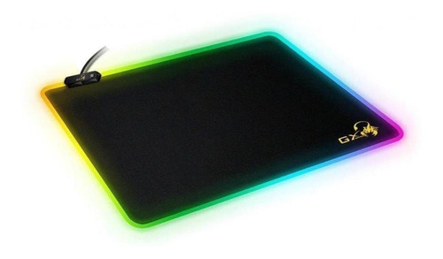 Mouse Pad gamer Genius GX-PAD 500S de caucho y tela negro 