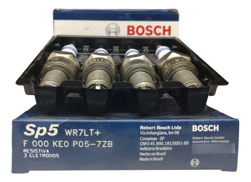 Jogo Vela Bosch Kombi 1.6 Mi Gas Sp5