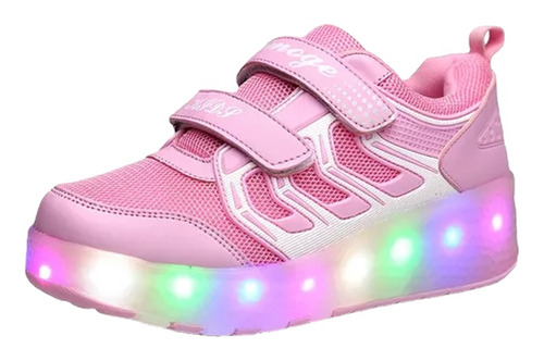 Patines Para Niños Polea Para Zapatos Led Infantil