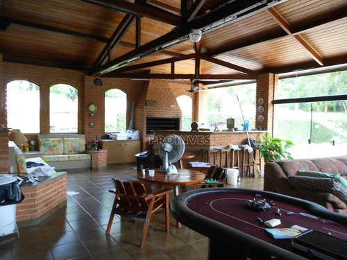 Chácara Com 10 Mil M², Casa De Caseiro, Salão De Festas, Piscina, 7 Dorms Sendo 3 Suítes À Venda, 10000 M² Por R$ 2.000.000 - Das Brotas - Cotia/sp - Ch0245