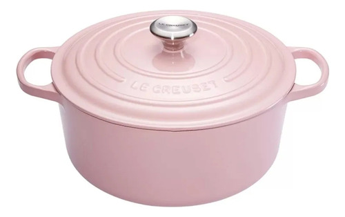 Panela Redonda Le Creuset 24cm Signature Cor Rosa