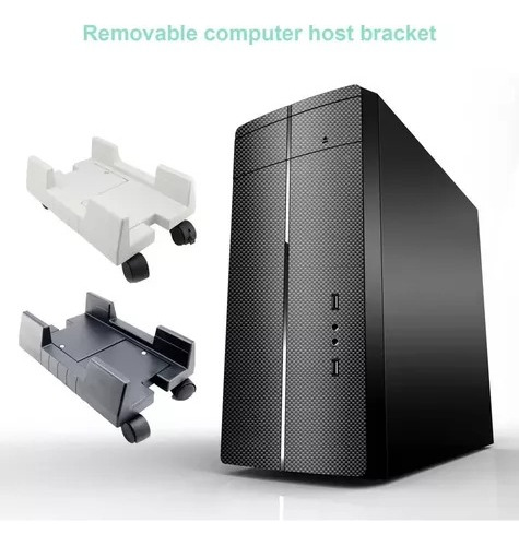 Soporte De Cpu Soporte De Torre De Computadora Móvil Blanco