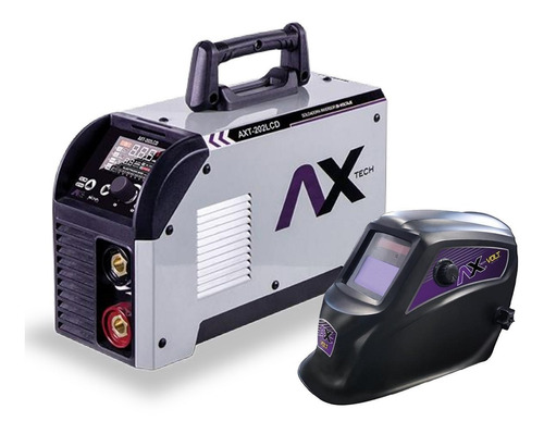 Axt-202tbv Soldadora Inversor 200 Amp Bivoltaje Con Careta