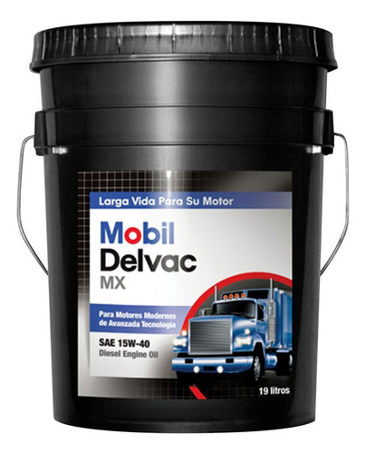 Aceite Motor Mobil Delvac Mx 15w40 19 Litros