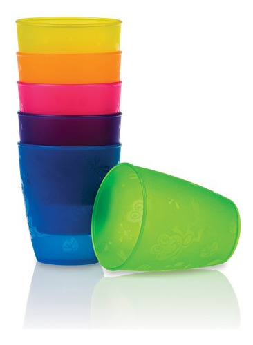 Nuby 4pack Fun Drinking Tumblers 9 Onzas De Colores Pueden V