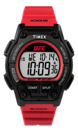 Reloj Para Hombre Timex Ufc Takeover Tw5m52600 Rojo