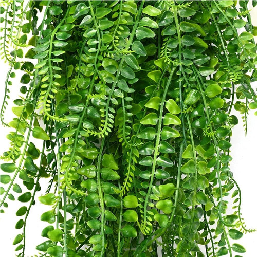 S Set De 2 Helechos Artificiales, Plantas Colgantes Falsas