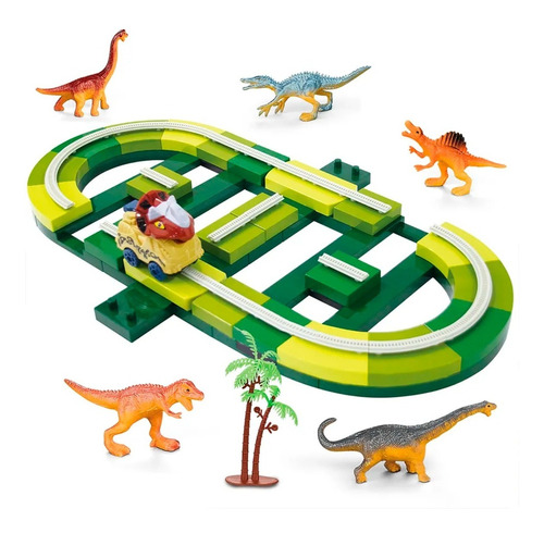 Pista Dinosaurio Electrica Track 80 Piezas Zippy Toys