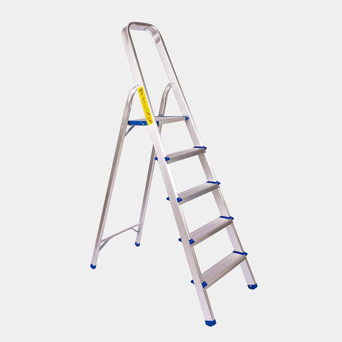 Escalera De Aluminio Plegable 5 Escalones