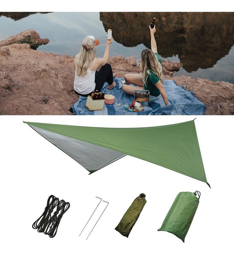 Tenda Resistente Lona Rede Capa Chuva Fly Area 3.22cm²