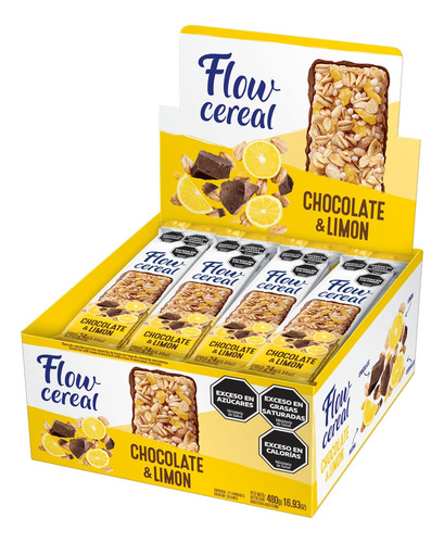 Cereal Flow Chocolate & Limon Pack X 20un - Cioccolato