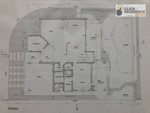 Imagem 13 de 13 de Sobrado 4 Dormitórios Com 2 Suítes ( Lazer Completo - Local Nobre ) À Venda De 412,00 M² Por R$ 2.800.000 - Swiss Park - São Bernardo Do Campo/sp - So0277