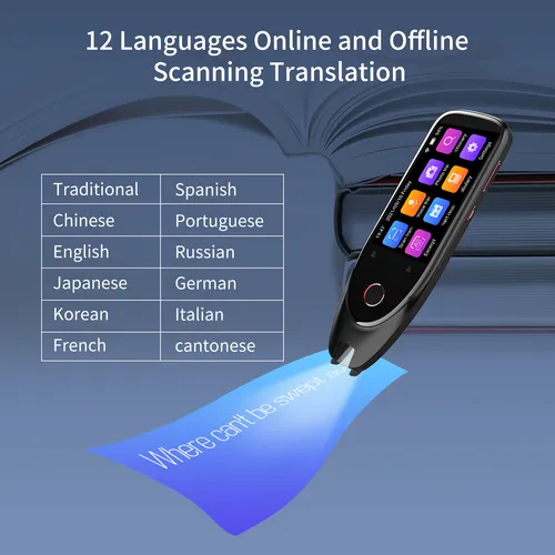 Escáner De Texto Multilingüe, Traductor, Bolígrafo, Registro