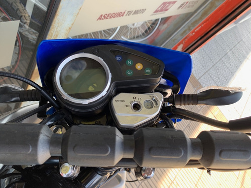 Imagen 5 de 6 de Gilera Sahel 150 Azul Enduro Eccomotor