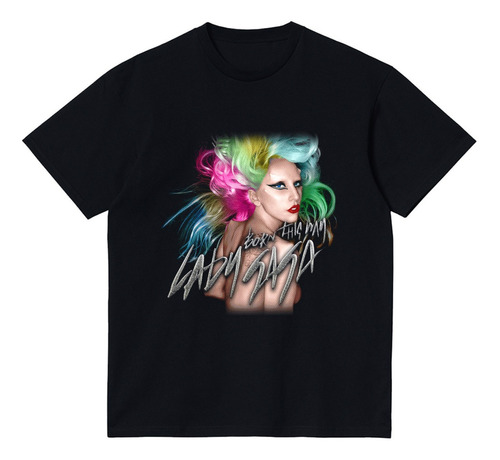 Remera Algodon Sin Género - Lady Gaga Born This Way 003