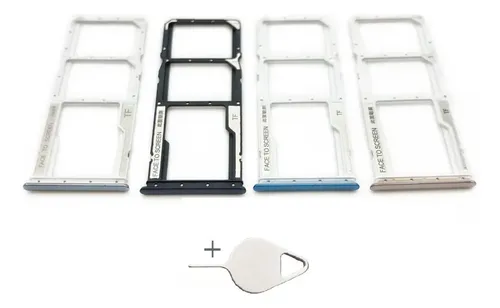 Gaveta Bandeja Slot Chip Para Redmi Note 10 5g M2103k19g Cor Azul