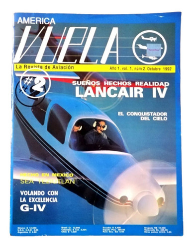 Revista América Vuela, Octubre De 1992