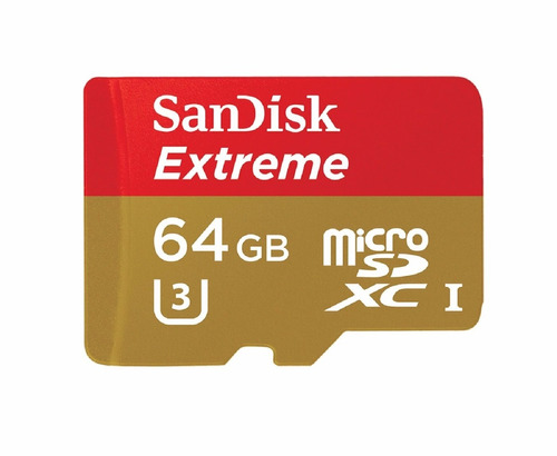 Memoria Micro Sd Sandisk Extreme 4k-u3 64gb -90mb/s Gtia V30
