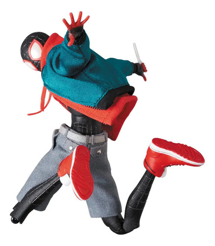 M0r Figura De Acción Mafex 107 Spiderman Miles Morales,