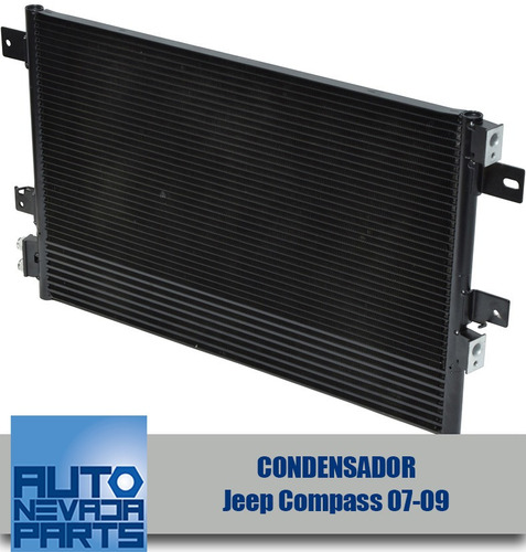 Condensador Para Jeep Compass De 2007 Al 2009.